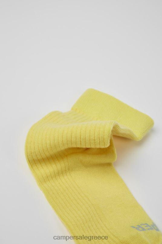σχέδιο κάλτσες Calla κίτρινες κάλτσες με pyratex Camper V20TF1804 κίτρινος
