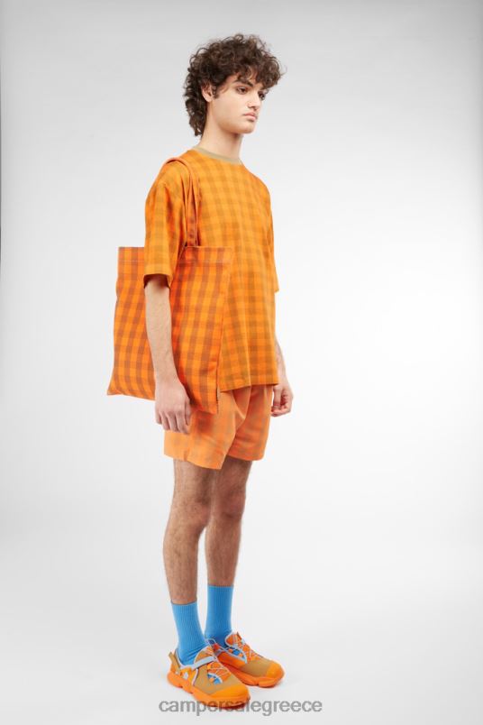 Σχεδιασμός τσάντα πορτοκαλί και μπεζ conmigo Camper V20TF1770 πορτοκάλι