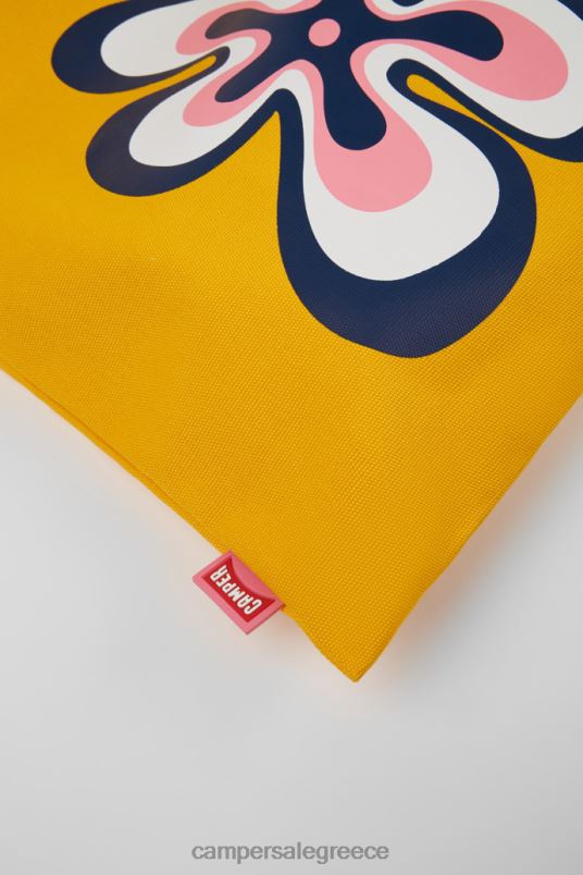 conmigo orange ανακυκλωμένο βαμβακερό tote bag νέες παραλαβές Camper V20TF1864 πορτοκάλι