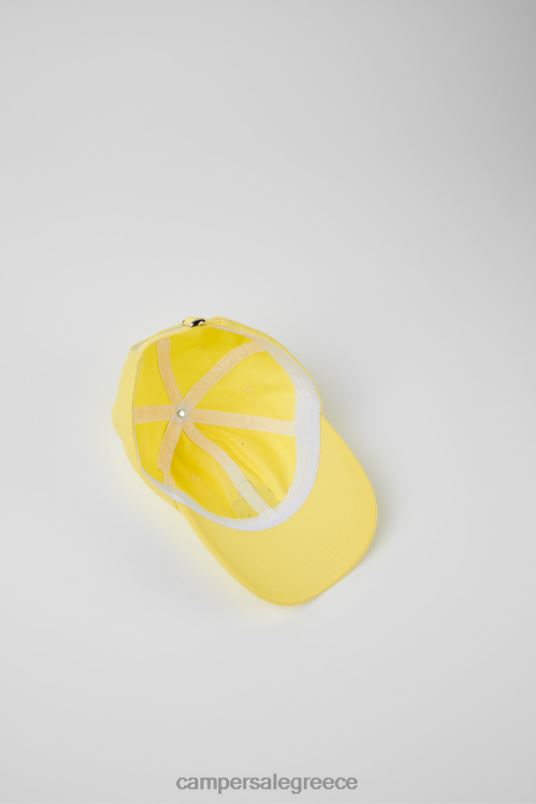 αποκλειστικό καπάκι κίτρινο καπάκι από οργανικό βαμβάκι Camper V20TF1826 κίτρινος