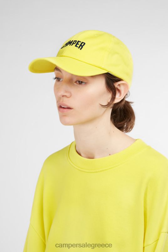 καπάκι κίτρινο καπάκι με λογότυπο Camper V20TF1843 κίτρινος