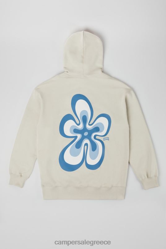 αποκλειστικό hoodie γκρι hoodie από οργανικό βαμβάκι Camper V20TF1825 γκρί