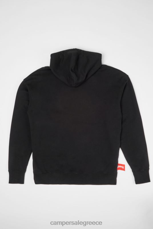 hoodie μαύρο hoodie με λογότυπο Camper V20TF1842 μαύρος