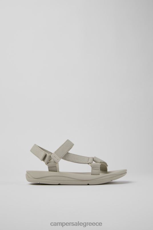 ταιριάζουν με γκρι υφασμάτινα σανδάλια αποκλειστικά για γυναίκες Camper V20TF863 γκρί