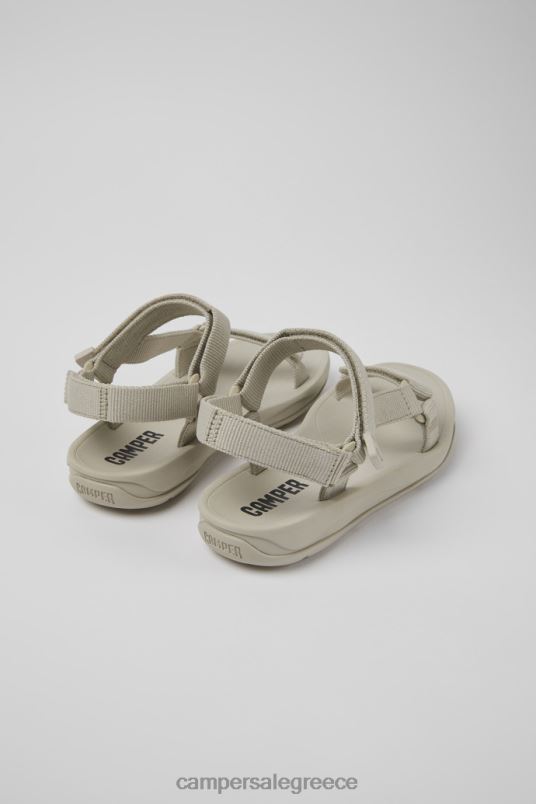 ταιριάζουν με γκρι υφασμάτινα σανδάλια αποκλειστικά για γυναίκες Camper V20TF863 γκρί