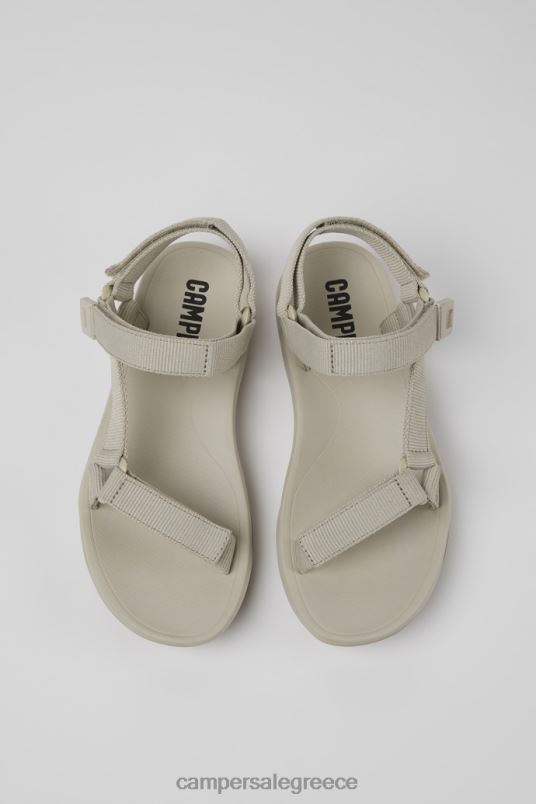 ταιριάζουν με γκρι υφασμάτινα σανδάλια αποκλειστικά για γυναίκες Camper V20TF863 γκρί