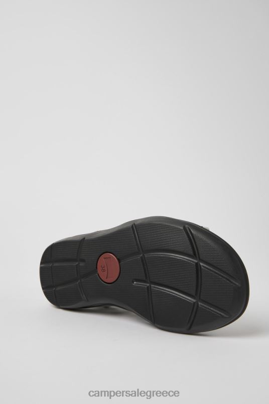 ταιριάζουν ασπρόμαυρα υφασμάτινα σανδάλια για γυναίκες νέες αφίξεις Camper V20TF865 μαύρος