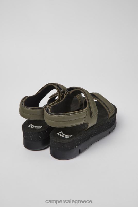 Oruga up πράσινα δερμάτινα σανδάλια για γυναίκες νέες αφίξεις Camper V20TF851 πράσινος