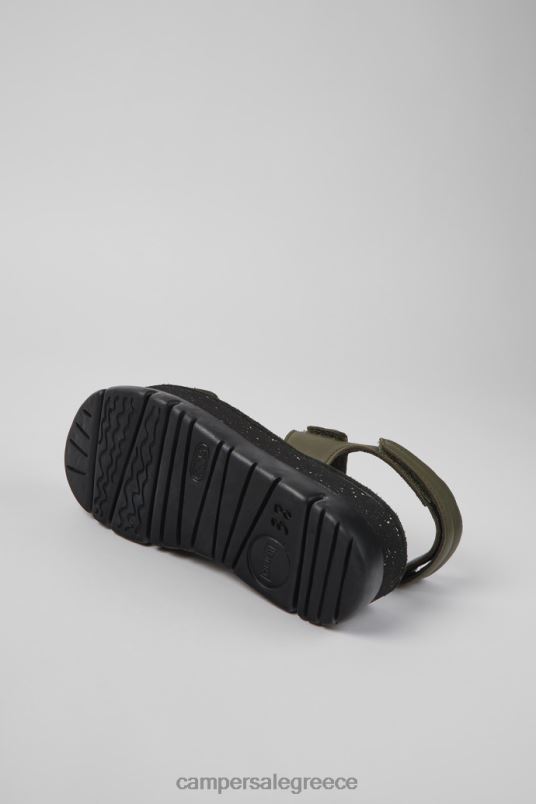 Oruga up πράσινα δερμάτινα σανδάλια για γυναίκες νέες αφίξεις Camper V20TF851 πράσινος