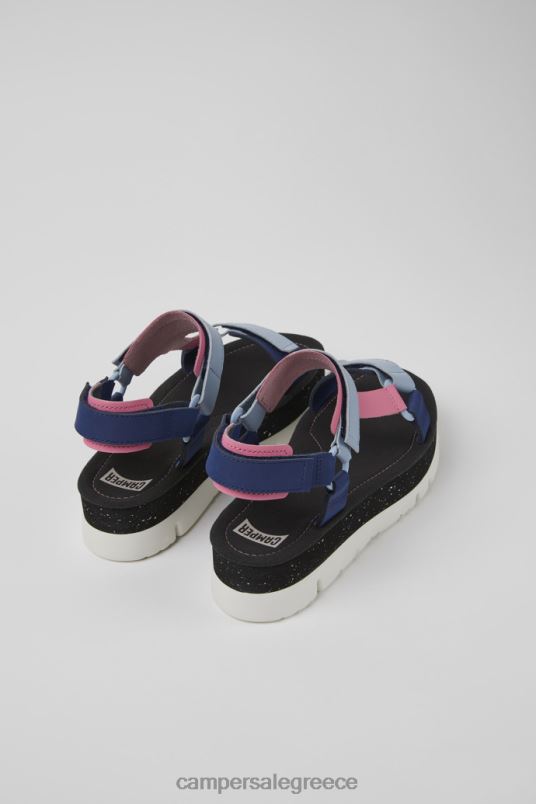 Oruga up πολύχρωμα δερμάτινα σανδάλια για γυναίκες νέες αφίξεις Camper V20TF854 πολύχρωμος