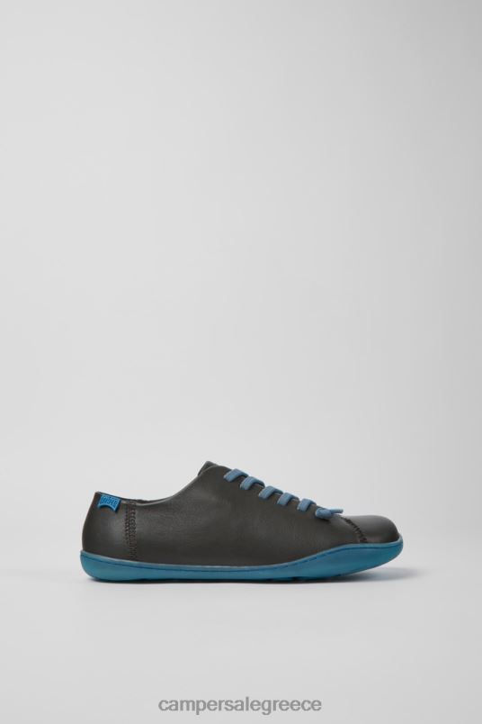 Peu σκούρο γκρι και μπλε δερμάτινα παπούτσια αποκλειστικά για γυναίκες Camper V20TF836 γκρί