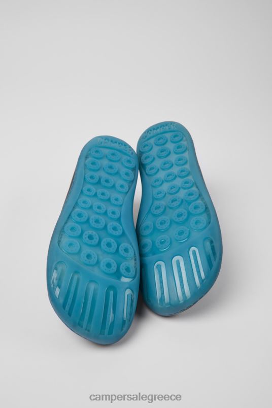 Peu σκούρο γκρι και μπλε δερμάτινα παπούτσια αποκλειστικά για γυναίκες Camper V20TF836 γκρί