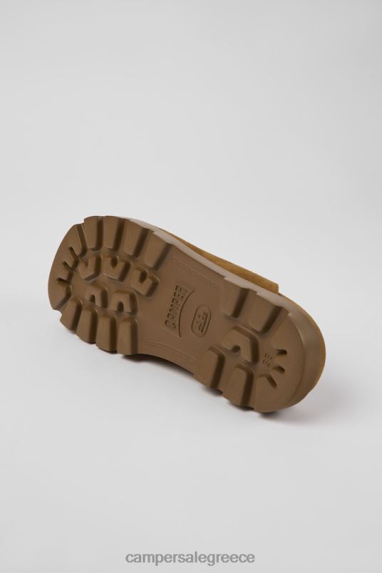 σχέδιο brutus σανδάλι καφέ δερμάτινα τσόκαρα για γυναίκες Camper V20TF840 καφέ