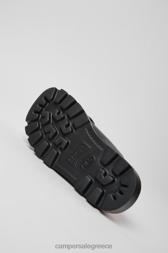 πέδιλο brutus μαύρα δερμάτινα σανδάλια για γυναίκες νέες αφίξεις Camper V20TF843 μαύρος