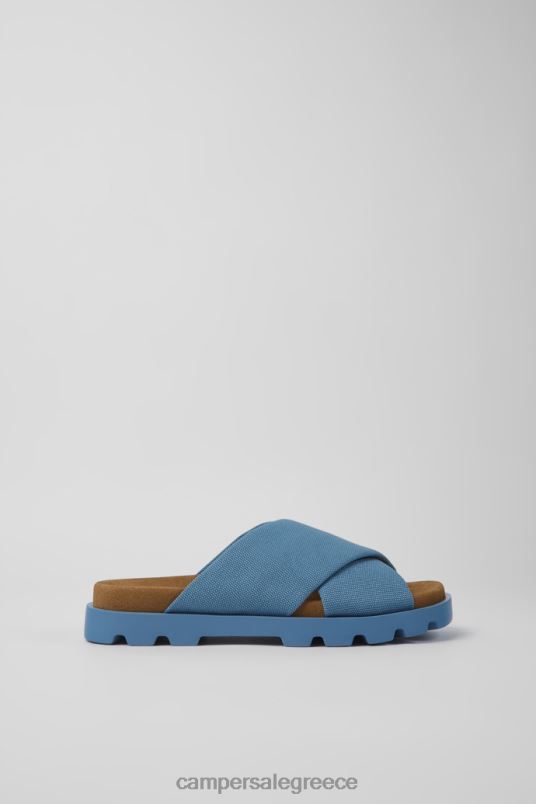 σανδάλι brutus μπλε ανακυκλωμένα βαμβακερά σανδάλια για γυναίκες νέες αφίξεις Camper V20TF844 μπλε