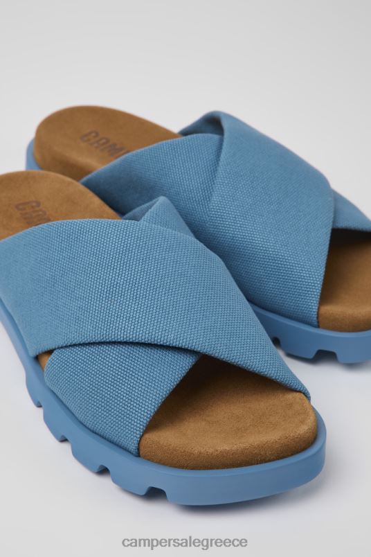 σανδάλι brutus μπλε ανακυκλωμένα βαμβακερά σανδάλια για γυναίκες νέες αφίξεις Camper V20TF844 μπλε