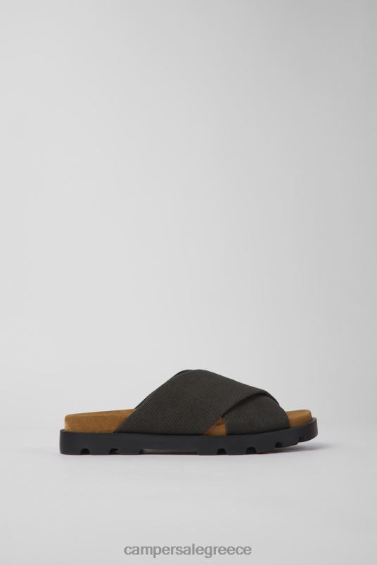 σχέδιο brutus σανδάλι γκρι ανακυκλωμένα βαμβακερά σανδάλια για γυναίκες Camper V20TF845 γκρί