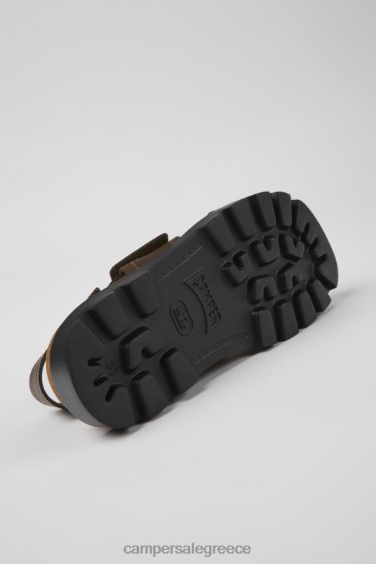 πέδιλο brutus καφέ δερμάτινα σανδάλια για γυναίκες νέες αφίξεις Camper V20TF847 καφέ