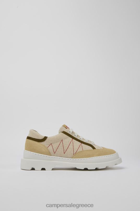 αποκλειστικά γυναικεία αθλητικά παπούτσια brutus μπεζ και πράσινο Camper V20TF915 μπεζ