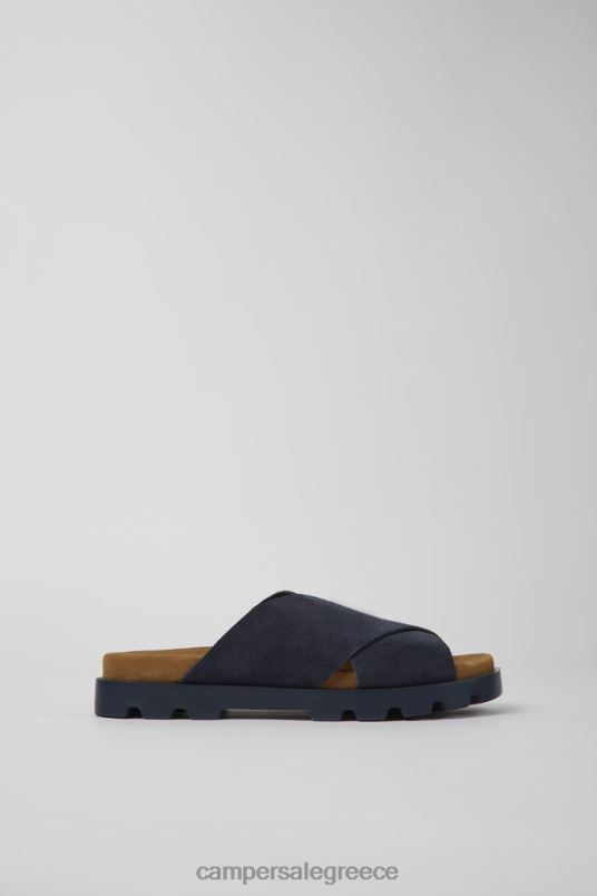σανδάλι brutus navy blue πέδιλα nubuck για γυναίκες νέες αφίξεις Camper V20TF841 ΠΟΛΕΜΙΚΟ ΝΑΥΤΙΚΟ