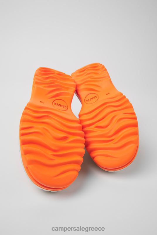 design teix μπεζ και λευκά ανακυκλωμένα υφασμάτινα παπούτσια για γυναίκες Camper V20TF888 μπεζ