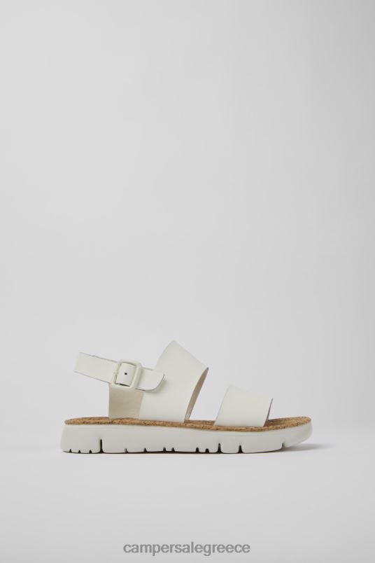 Γυναικεία σανδάλια από λευκό δέρμα oruga νέες παραλαβές Camper V20TF830 άσπρο