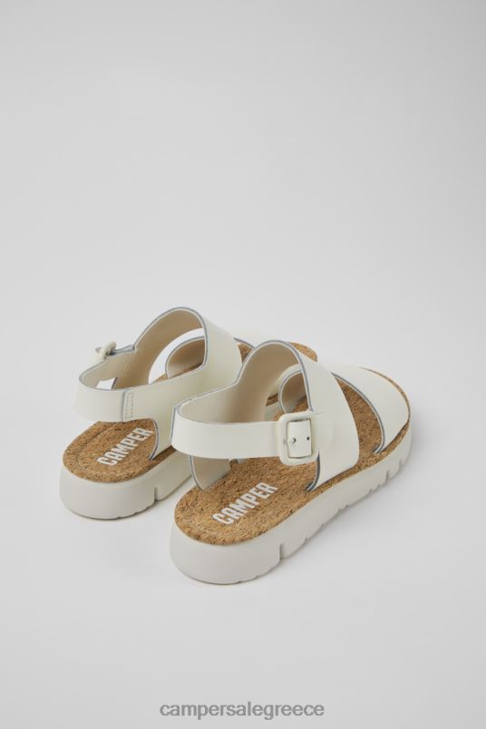 Γυναικεία σανδάλια από λευκό δέρμα oruga νέες παραλαβές Camper V20TF830 άσπρο