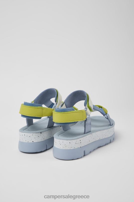 Σχέδιο oruga up πολύχρωμα δερμάτινα σανδάλια για γυναίκες Camper V20TF856 πολύχρωμος