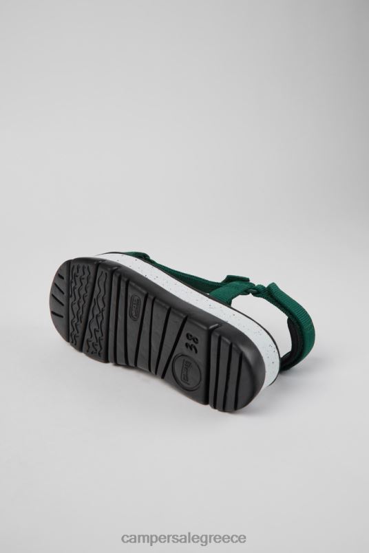 Αποκλειστικά γυναικεία πέδιλα από ύφασμα oruga up πράσινο Camper V20TF860 πράσινος