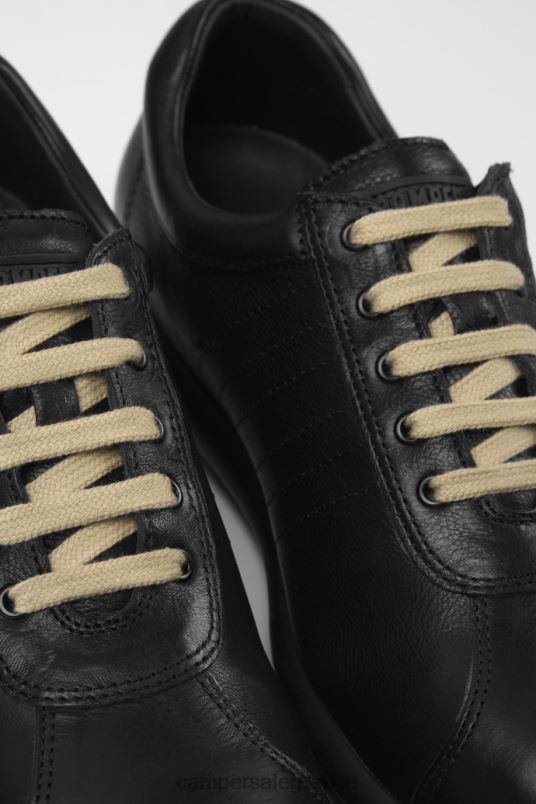 εμβληματικό μαύρο γυναικείο παπούτσι pelotas Camper V20TF883 μαύρος