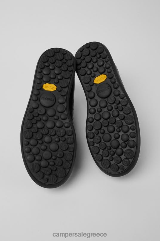 Αποκλειστικά μαύρα δερμάτινα πάνινα παπούτσια pelotas για γυναίκες Camper V20TF926 μαύρος