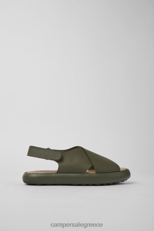 pelotas flota πράσινα δερμάτινα σανδάλια για γυναίκες νέες αφίξεις Camper V20TF874 πράσινος