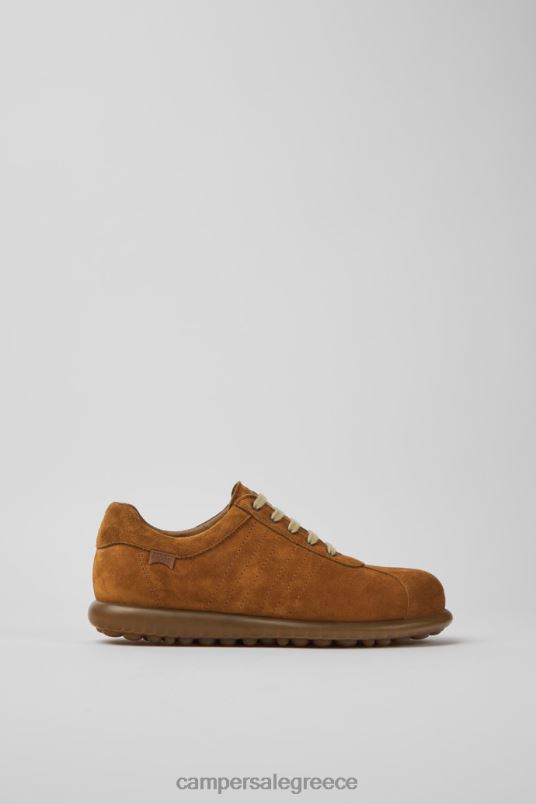 Αποκλειστικά γυναικεία αθλητικά παπούτσια pelotas καφέ nubuck Camper V20TF919 καφέ