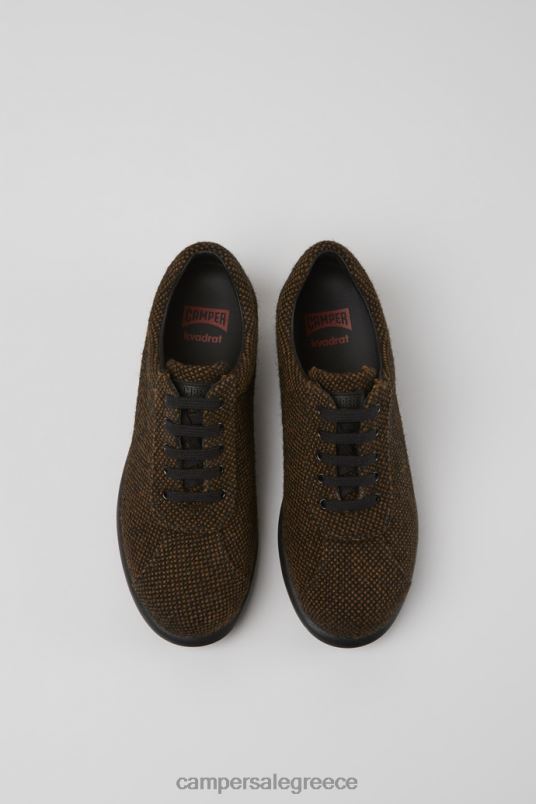 pelotas καφέ μαλλί και sneakers βισκόζη νέες παραλαβές Camper V20TF905 καφέ