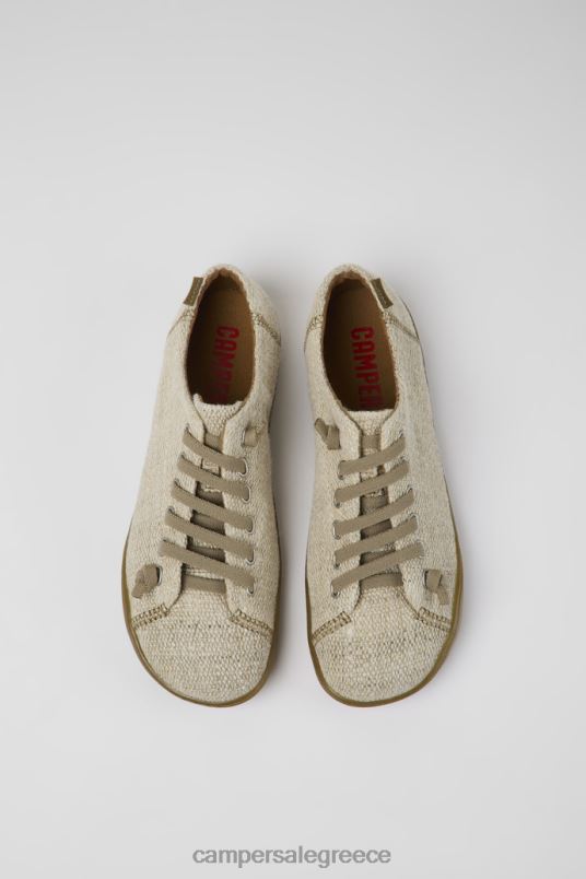 Σχεδιασμός peu μπεζ υφασμάτινα παπούτσια για γυναίκες Camper V20TF837 μπεζ