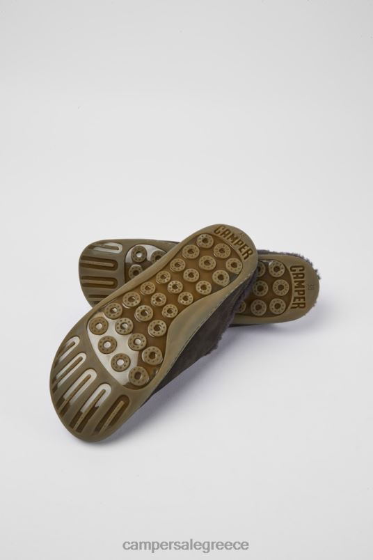 peu σκούρο γκρι παπούτσια nubuck για γυναίκες νέες αφίξεις Camper V20TF935 γκρί