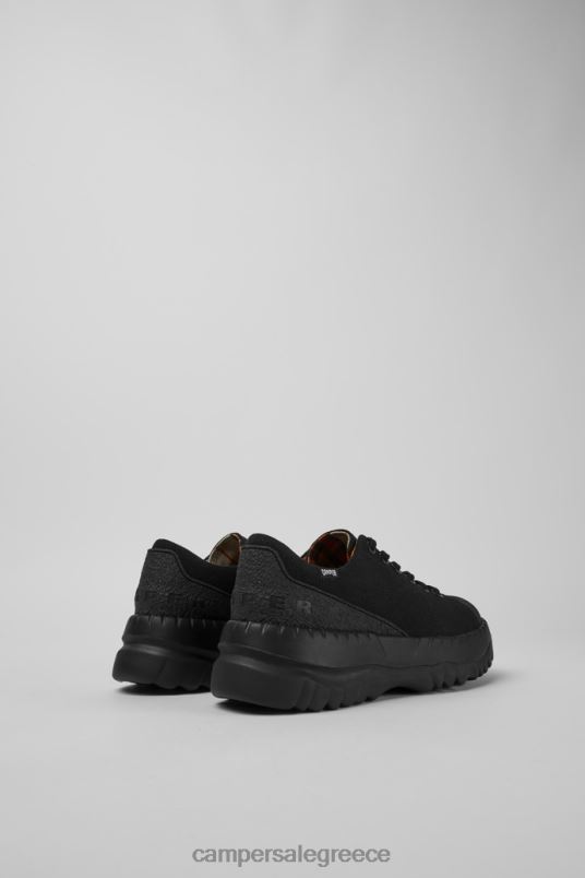αποκλειστικά παπούτσια teix από μαύρα καουτσούκ και βαμβακερά bci Camper V20TF920 μαύρος