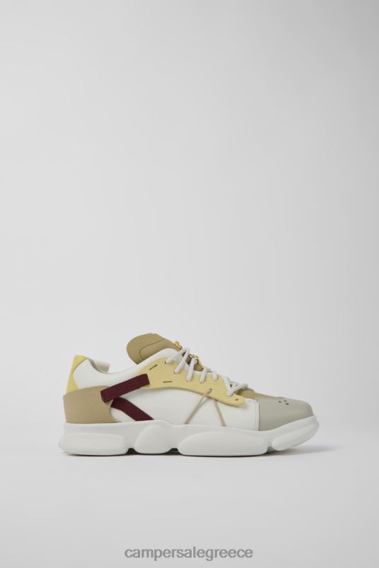 δίδυμα πολύχρωμα δερμάτινα και υφασμάτινα πάνινα παπούτσια για γυναίκες νέες αφίξεις Camper V20TF651 πολύχρωμος