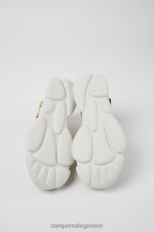 δίδυμα πολύχρωμα δερμάτινα και υφασμάτινα πάνινα παπούτσια για γυναίκες νέες αφίξεις Camper V20TF651 πολύχρωμος