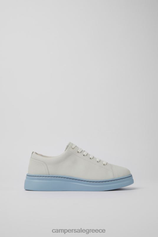 επιλαχόντως λευκά και μπλε μη βαμμένα δερμάτινα πάνινα παπούτσια για γυναίκες νέες αφίξεις Camper V20TF656 άσπρο