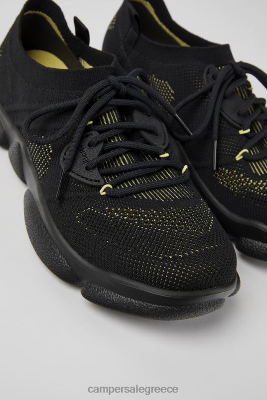 καρστ μαύρα υφασμάτινα πάνινα παπούτσια για γυναίκες νέες αφίξεις Camper V20TF661 μαύρος