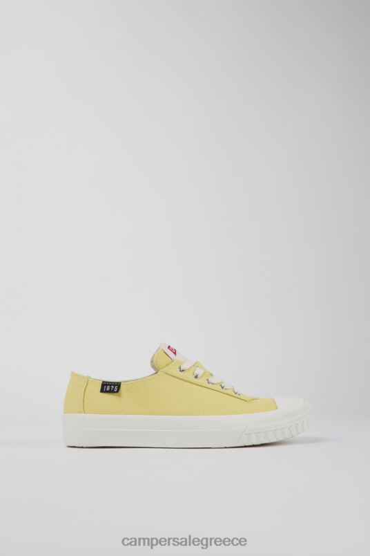 καμαλέον κίτρινα ανακυκλωμένα βαμβακερά αθλητικά παπούτσια για γυναίκες νέες αφίξεις Camper V20TF670 κίτρινος