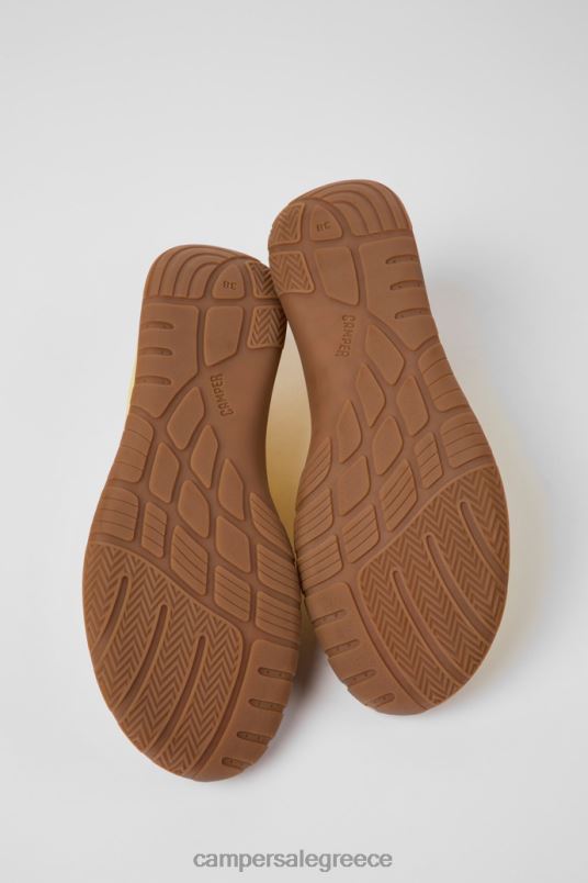 κίτρινα υφασμάτινα πάνινα παπούτσια για γυναίκες Camper V20TF681 κίτρινος