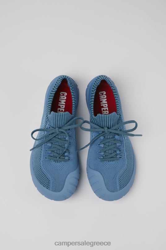 μπλε υφασμάτινα πάνινα παπούτσια σχεδίασης για γυναίκες Camper V20TF692 μπλε