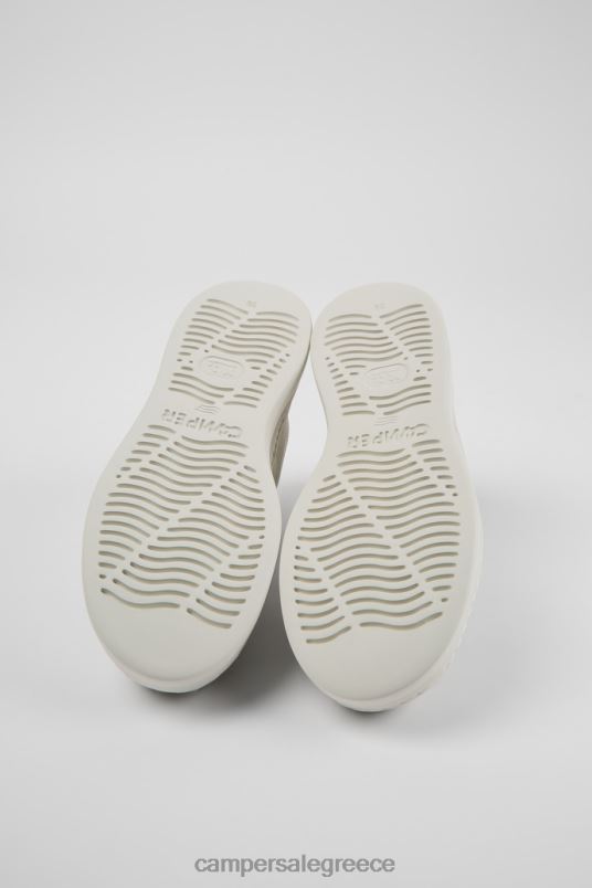 αποκλειστικά επιλαχόντως λευκά μη βαμμένα δερμάτινα αθλητικά παπούτσια για γυναίκες Camper V20TF699 άσπρο