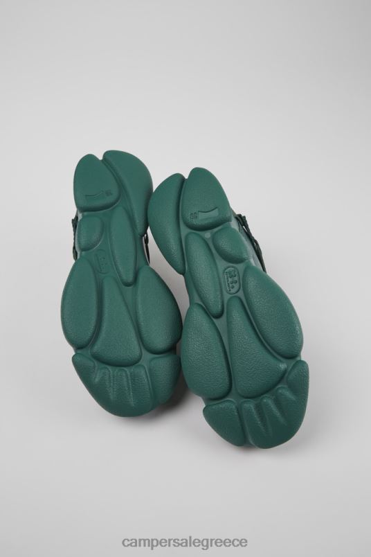 Γυναικεία πάνινα παπούτσια από δέρμα και ύφασμα με σχέδιο πράσινο καρστ Camper V20TF716 πράσινος