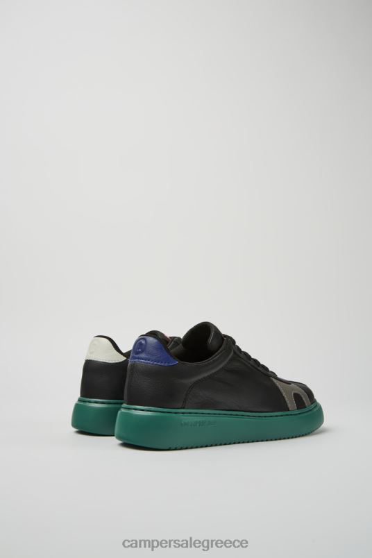 δίδυμα μαύρα και μπλε δερμάτινα πάνινα παπούτσια για γυναίκες νέες αφίξεις Camper V20TF731 μαύρος