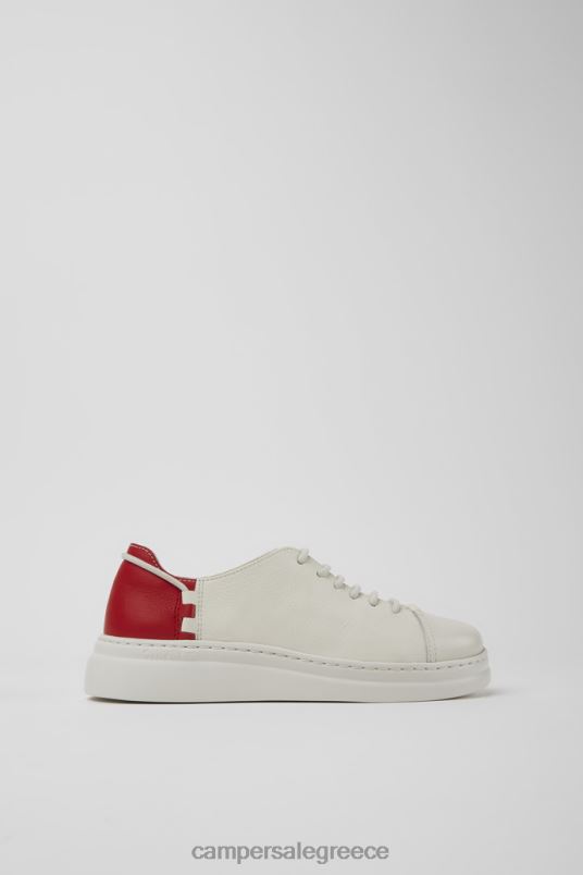 δίδυμα λευκά δερμάτινα πάνινα παπούτσια για γυναίκες νέες παραλαβές Camper V20TF734 άσπρο