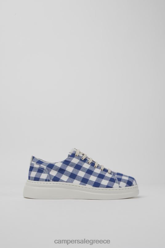 Γυναικεία αθλητικά παπούτσια από ανακυκλωμένο βαμβάκι σε μπλε και λευκά επιλαχόντα Camper V20TF754 μπλε