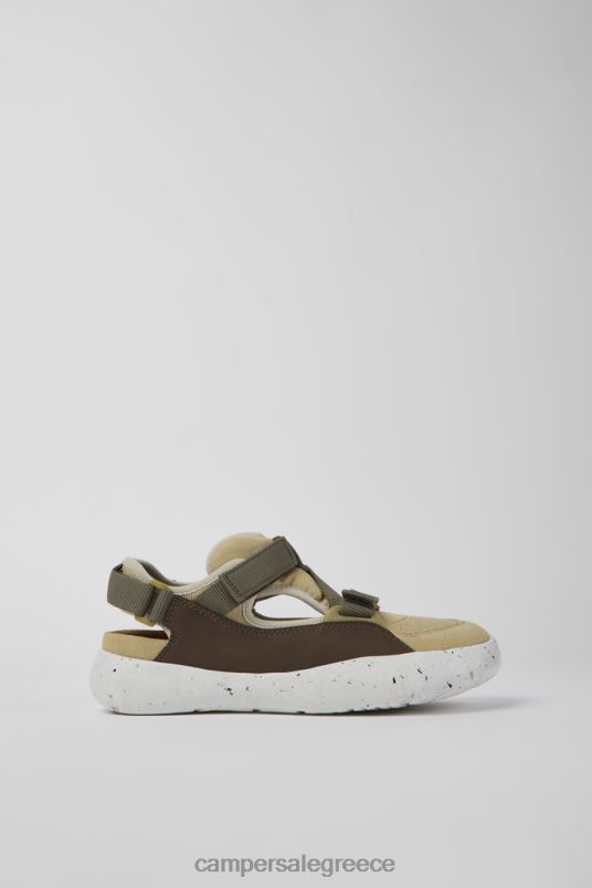 Peu stadium πολύχρωμα δερμάτινα και υφασμάτινα ημι-ανοιχτά πάνινα παπούτσια για γυναίκες νέες αφίξεις Camper V20TF676 πολύχρωμος